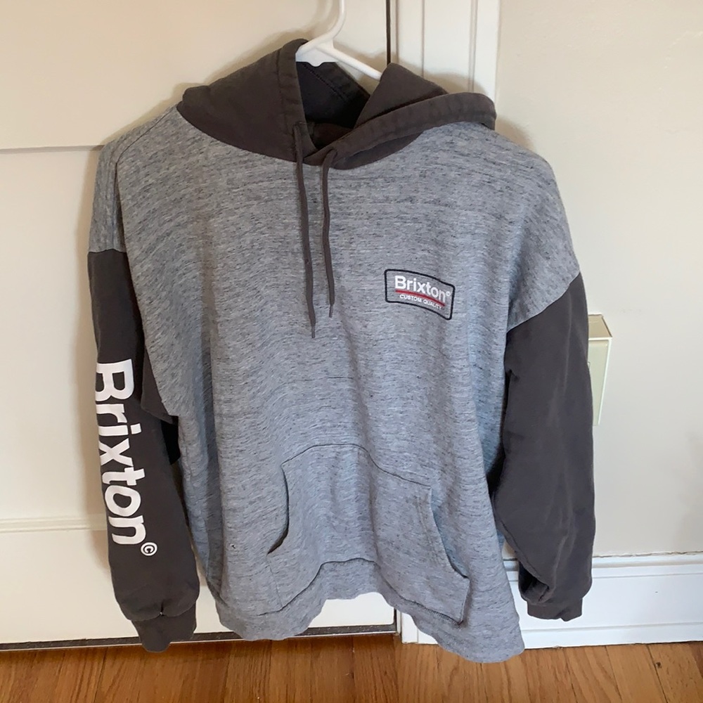 Brixton grey hoodie